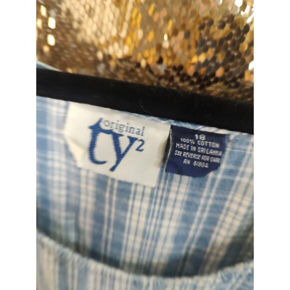 Jean Dress Romper Y2K Vintage Ty2 Size 18 - Picture 10 of 16